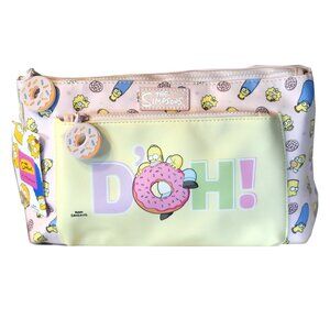 Primark x The Simpsons Homer Donut “D’oh!” Cosmetic Makeup Travel Bag NWT